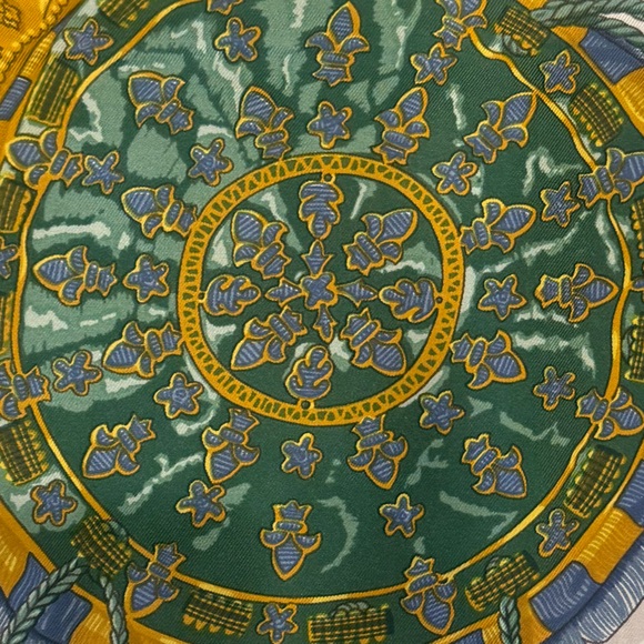 HERMES CARRE 90 MEMOIRE D’HERMES SILK SCARF WITH COA - Picture 10 of 16